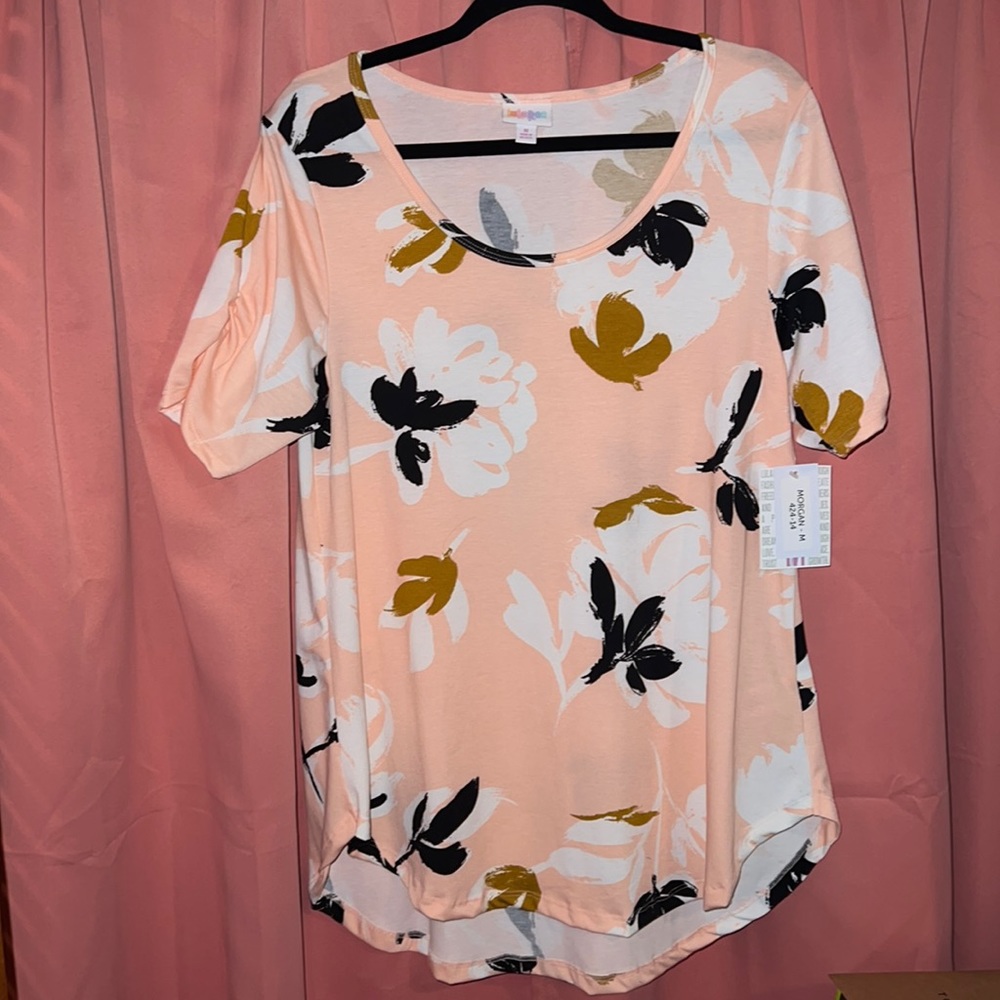 NWT Lularoe Morgan Flare T Sz M- Floral Print